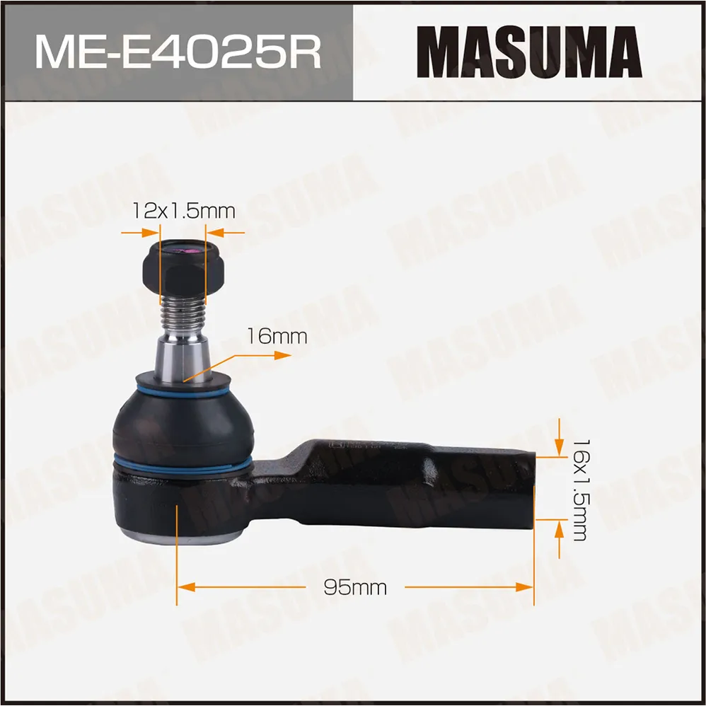 Наконечник рулевой тяги R MASUMA ME-E4025R