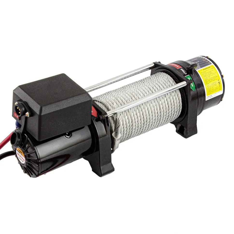 Лебедка автомобильная электрическая LB- 3000, 3, 6 т, 3, 4 кВт, 12 В DENZEL 52023