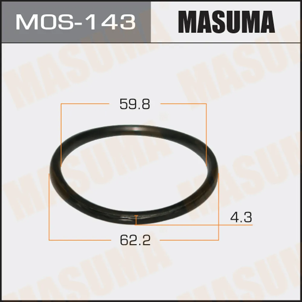 Кольцо уплотнительное глушителя MASUMA MOS143