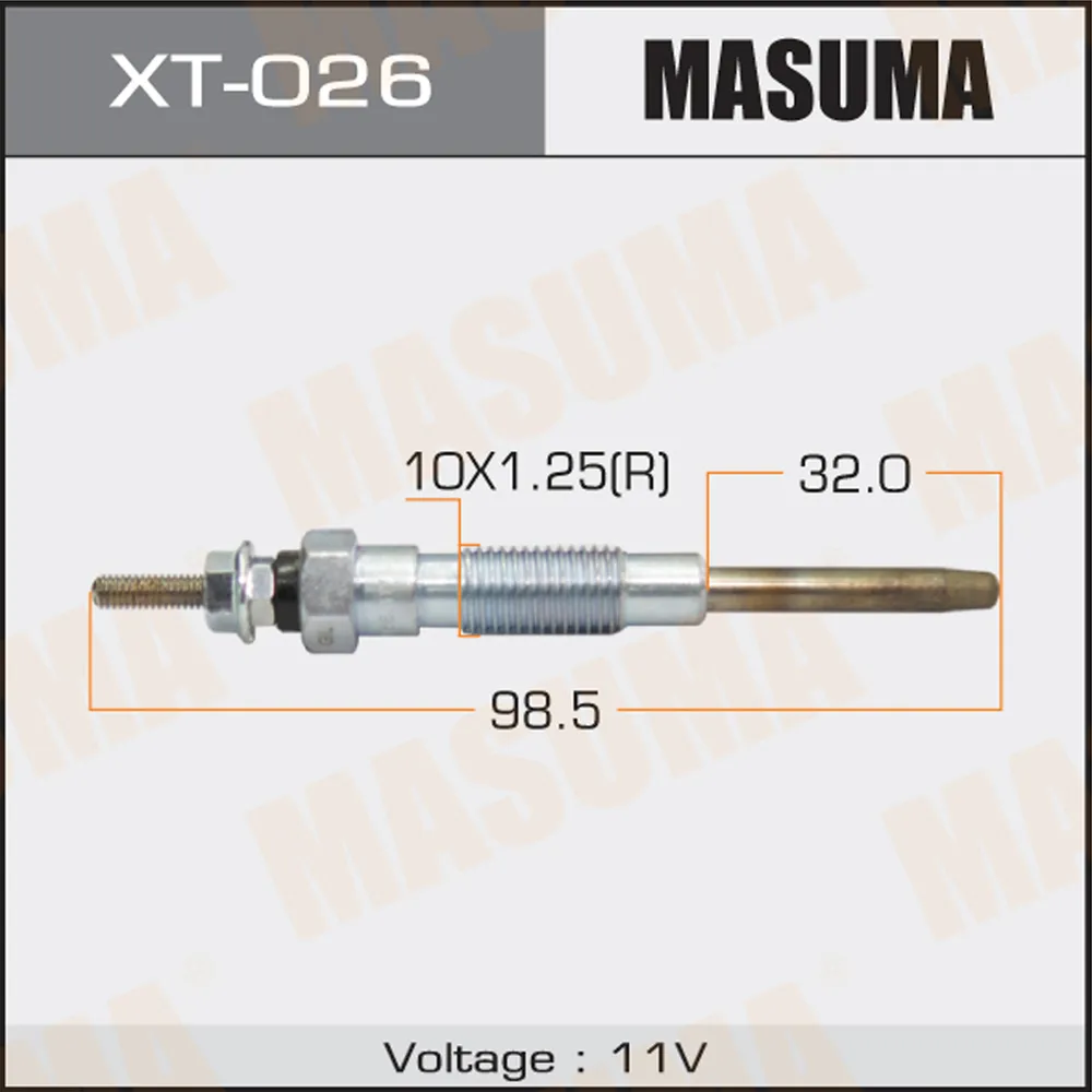 Свеча накаливания TOYOTA COROLLA II MASUMA XT-026