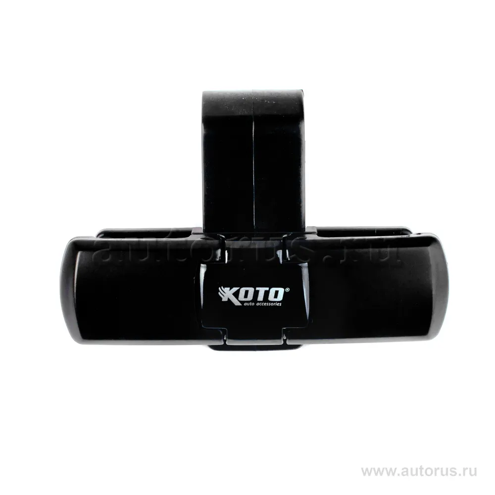 Держатель для очков клипса на солнцезащитный козырек черный KOTO CKP-142