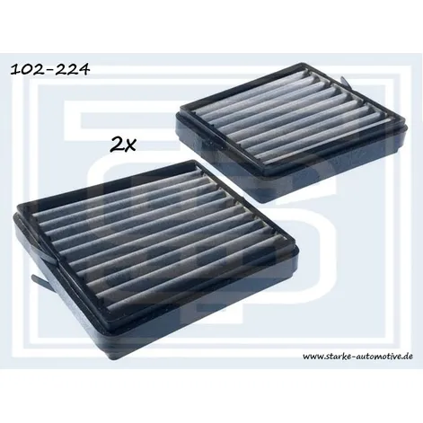 Фильтр салона MER W203 carbon ком-кт 2шт. STARKE 102-224