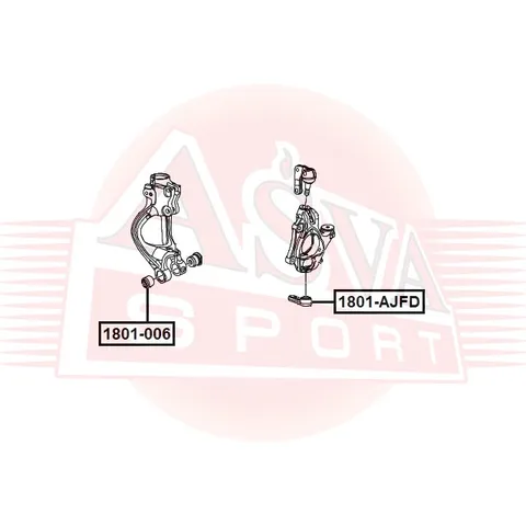 Сайлентблок ASVA 1801AJFD