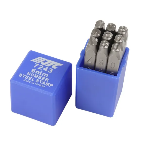 Клейма цифровые 6мм (HRC 60+-2 DIN 1451) (старый артикул JTC-JW0913-6) JTC JTC JTC-7243