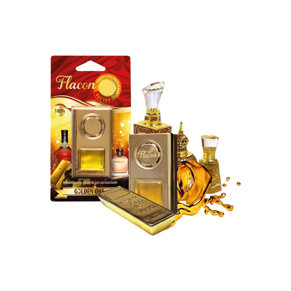 Ароматизатор Flacon на дефлектор golden one Fouette FL-14