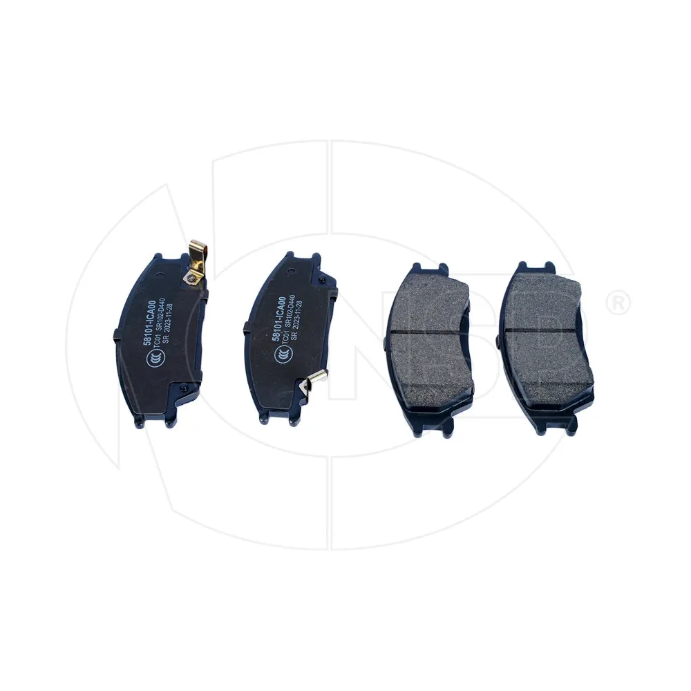 Колодки тормозные передние HYUNDAI GETZ NSP NSP02581011CA00