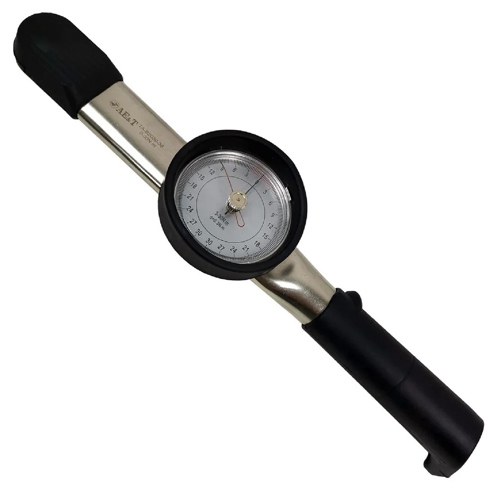Динамометрический ключ 3/8 усилие затяжки 0-30 Нм, со шкалой индикации AE&T TA-B2030-38