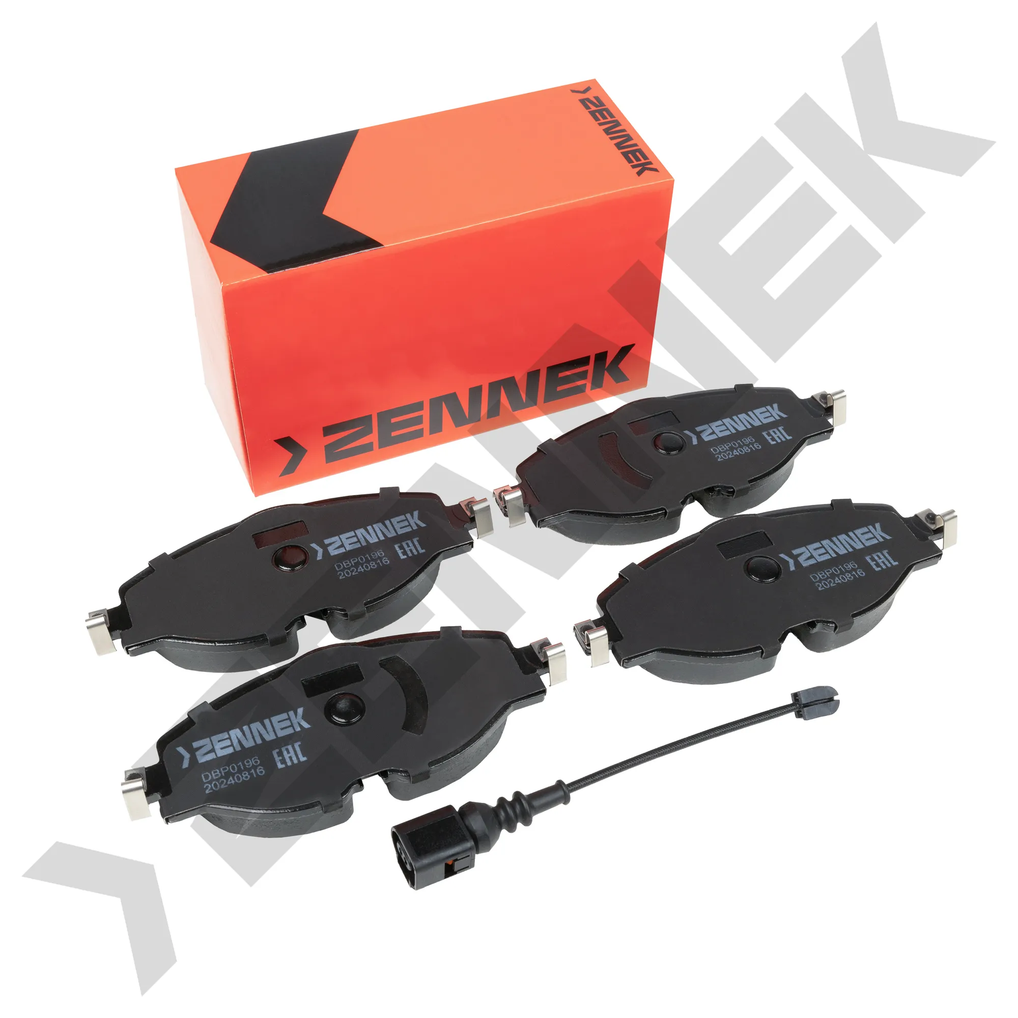 Колодки тормозные дисковые передние AUDI A1/A3 12-, SKODA OCTAVIA 14- ZENNEK DBP0196