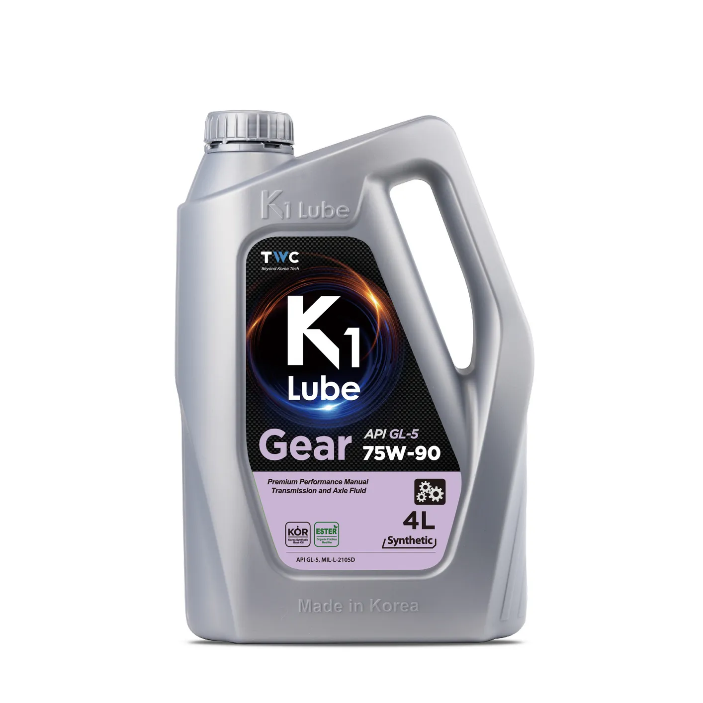 Масло трансмиссионное K1 Lube Gear 75W90 4L K1 LUBE K2692440W1