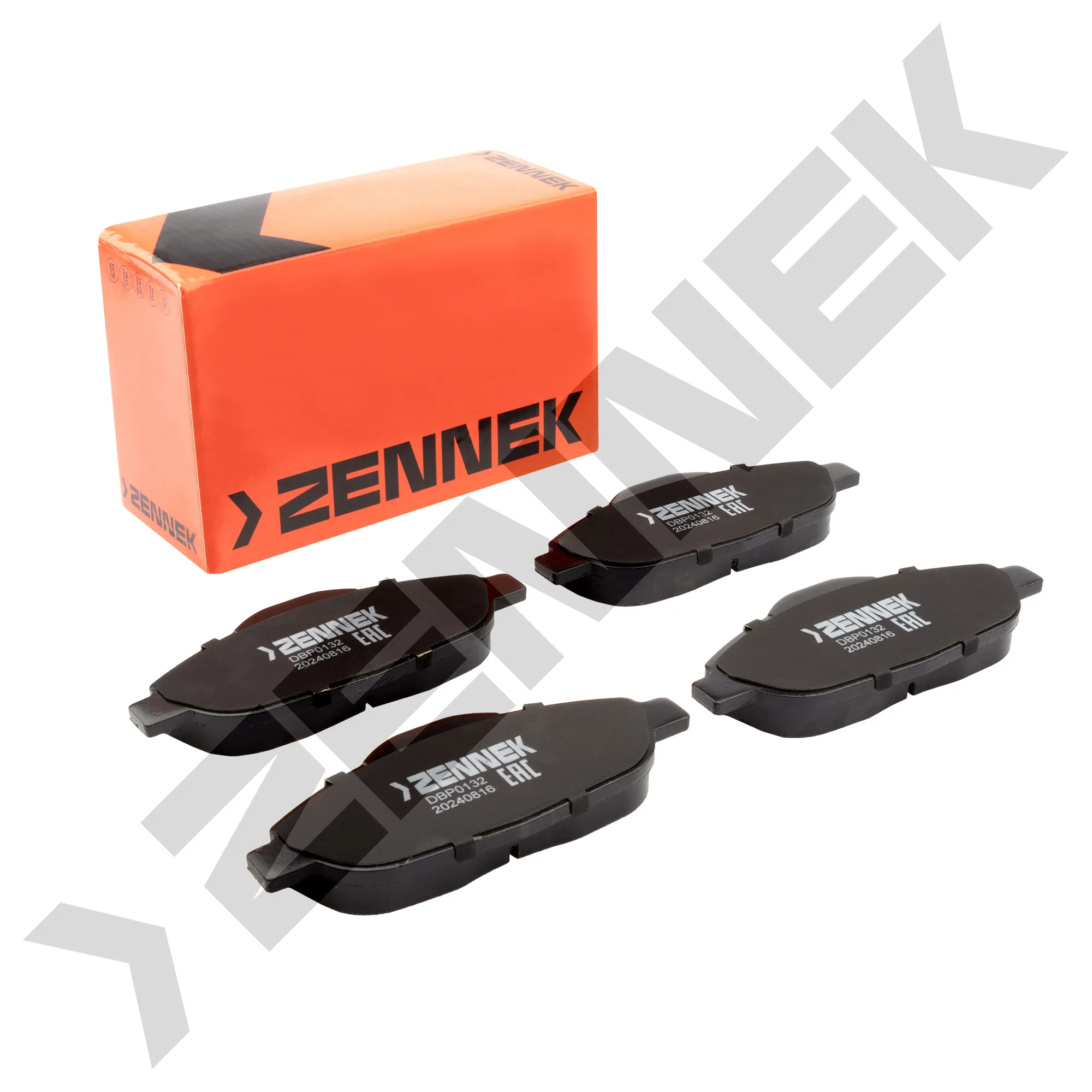 Колодки тормозные дисковые передние PEUGEOT 3008 09-17, 308 07-16 ZENNEK DBP0132