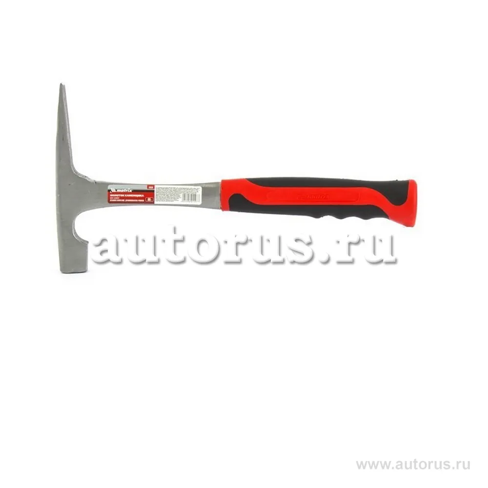 Молоток каменщика, 600 г, цельнометаллический, двухкомпонентная рукоятка MATRIX 10630