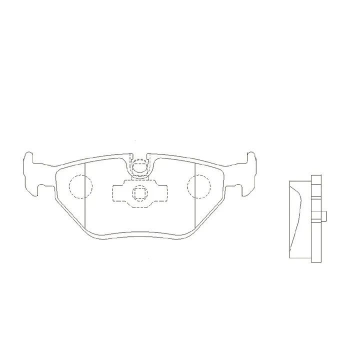 Колодки задние BMW E39 95-04 CTR GK0005