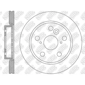 Диск тормозной передний HONDA CR-V V 16-> NIBK RN2227