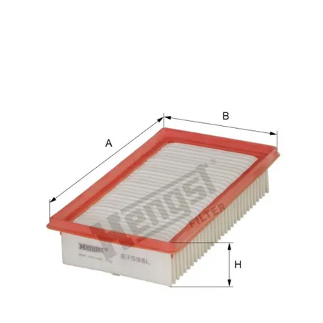 Фильтр воздушный HENGST E1598L