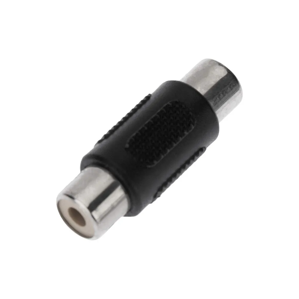 Переходник 1 гнездо RCA - 1 гнездо RCA, монокль REXANT