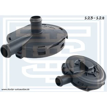 Клапан вентиляции картера AUDI A4 (8E)-AUDI A8 / VW PASSAT (B5+/B6) 2,4-4,2 FSI quattro STARKE 123-128