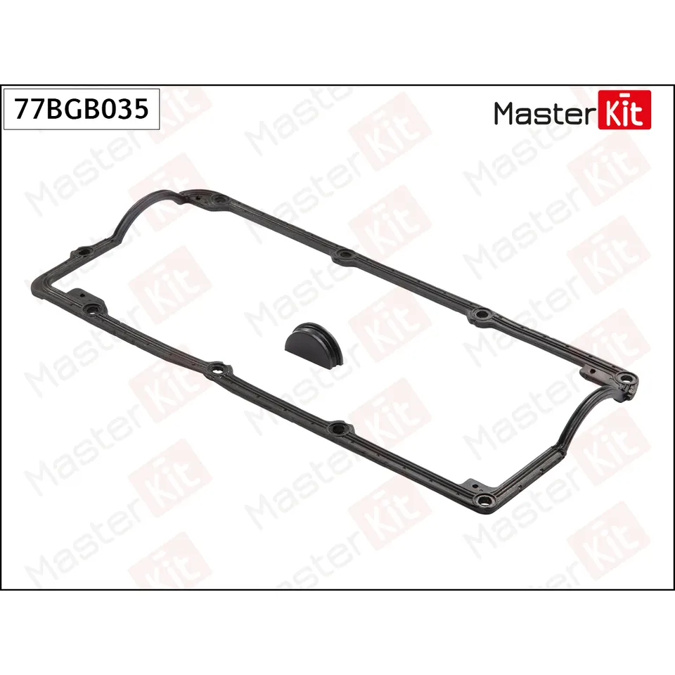 Прокладка клапанной крышки AUDI AFB, AKE, AKN, AYM, BAU, BCZ, BDG, BDH, BFC MASTERKIT 77BGB035