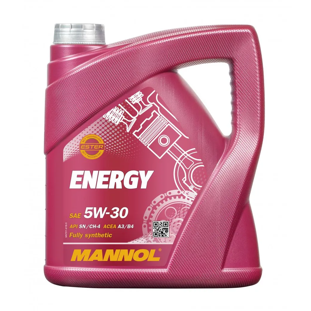 Масло моторное MANNOL ENERGY 5W-30 синтетическое 4 л 7017