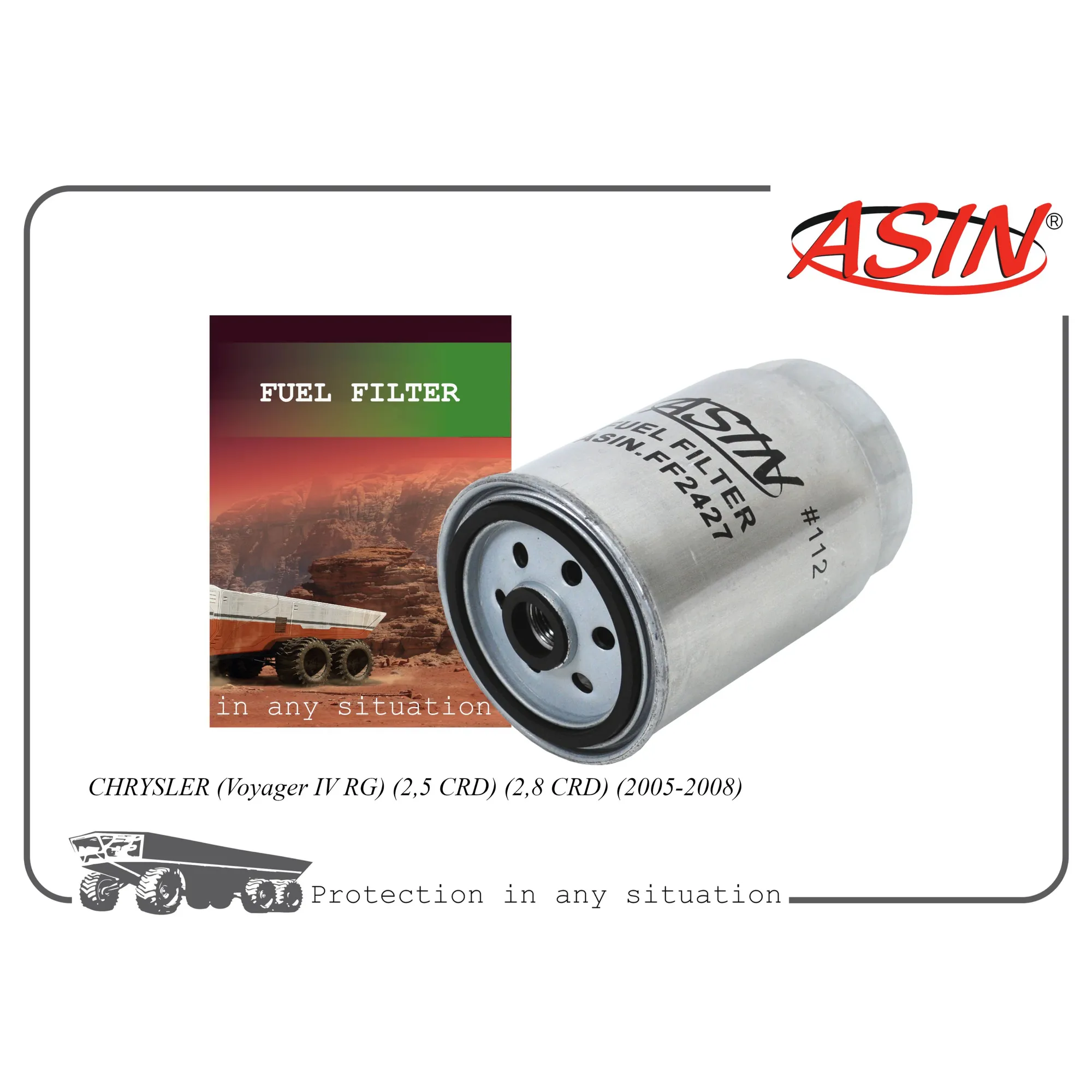Фильтр топливный 04721303AA/ASIN.FF2427 ASIN ASIN ASINFF2427