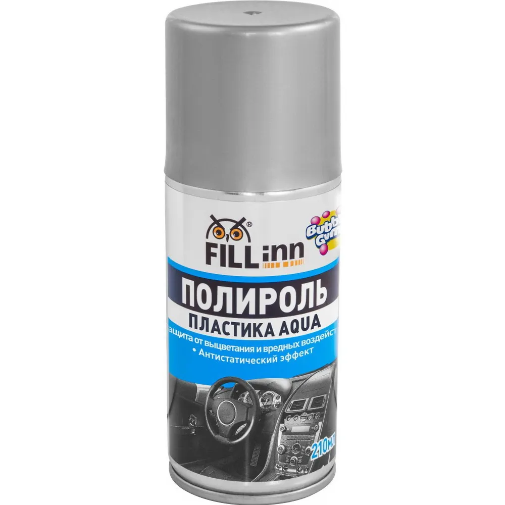 Полироль пластика пенный глянцевый мл аэрозоль FILLinn FL145