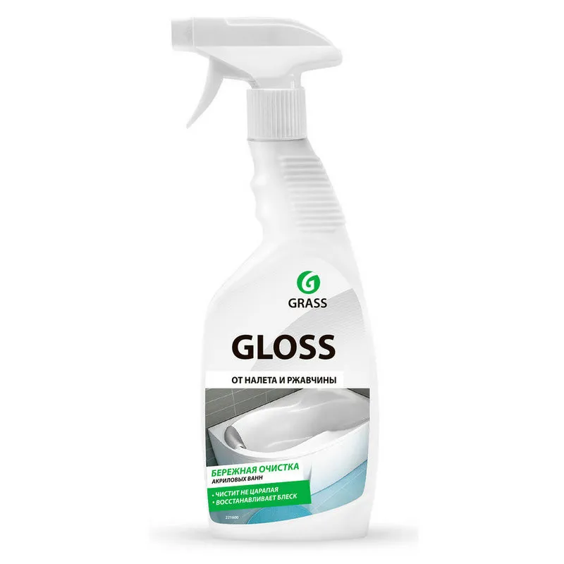 Средство для сантехники Grass Gloss Gel от налета и ржавч акр 0,6л_т/р 937660