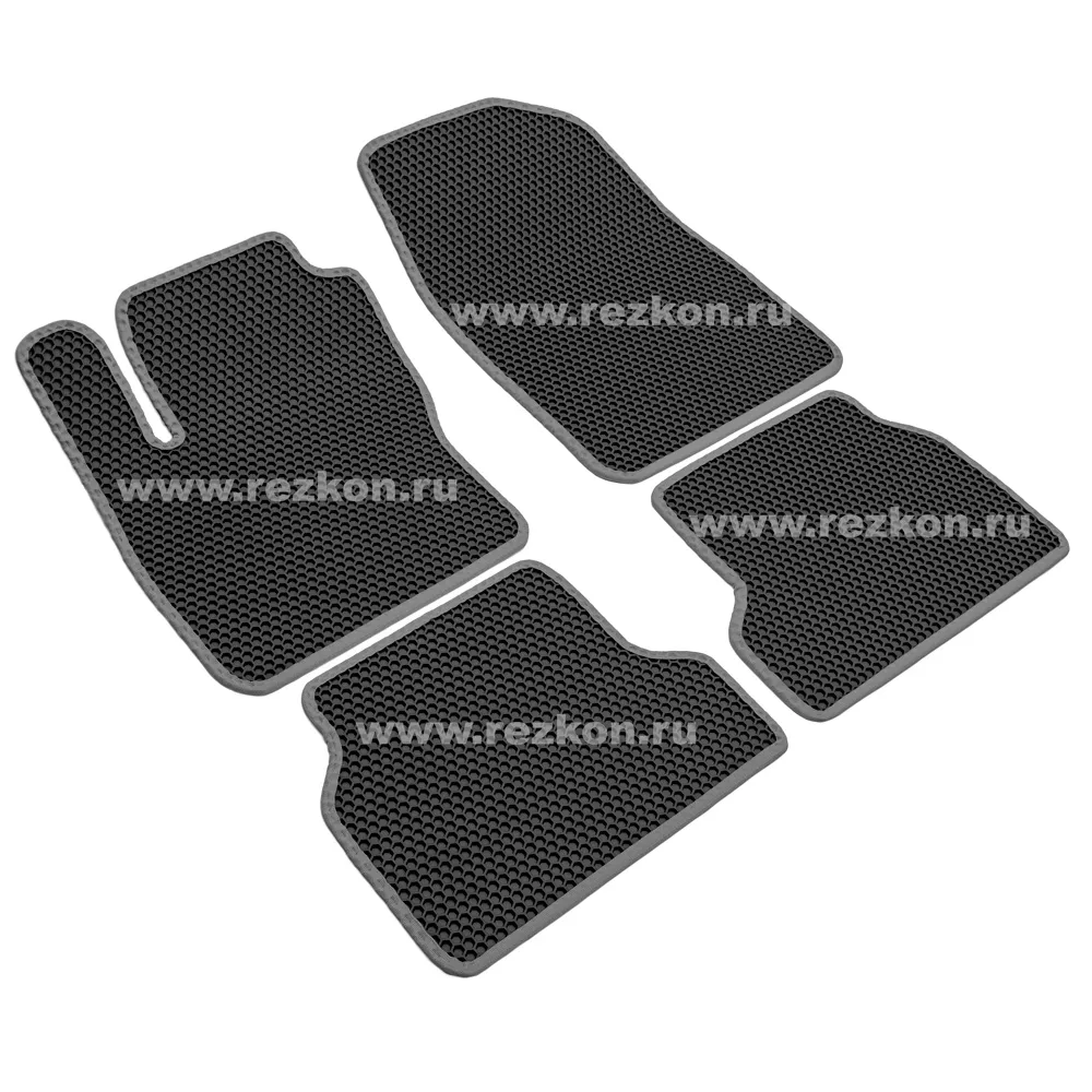 Коврики в салон EVA Соты Ford Focus II (08-11) Серый кант Rezkon 9116010102