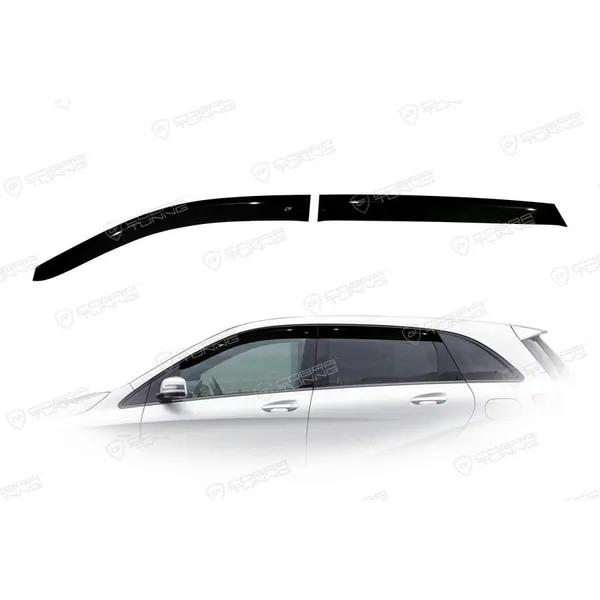 Дефлектора на окна Mercedes Benz B-class (W246) 2011EuroStandard деф.окон Cobra Tuning ME33011