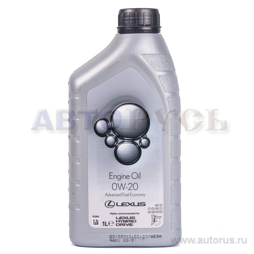 Масло моторное TOYOTA Lexus Engine oil 0W-20 синтетическое 1 л 08880-83262-GO