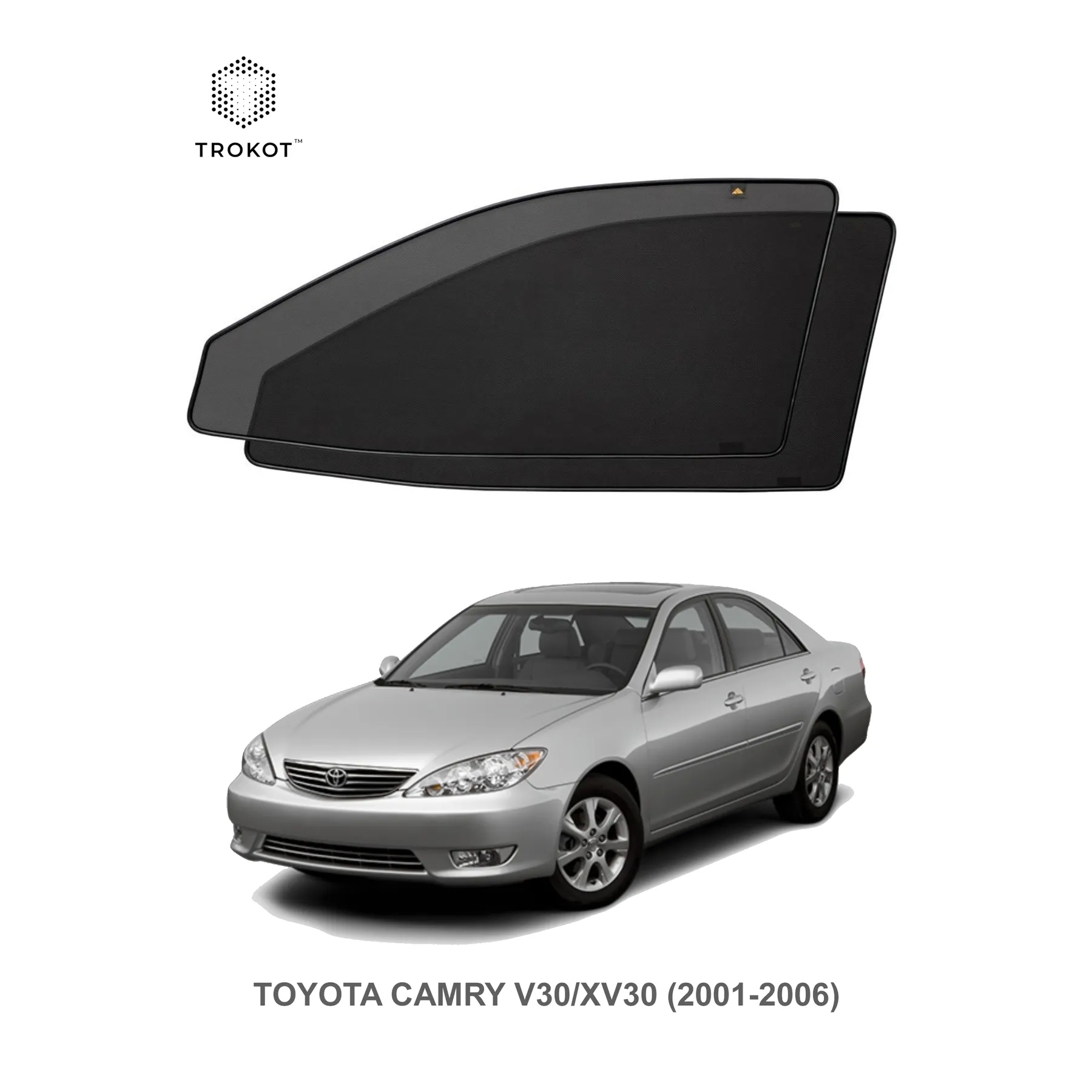 Комплект шторок на передние двери Toyota Camry (5) (XV30) (2001-2006)