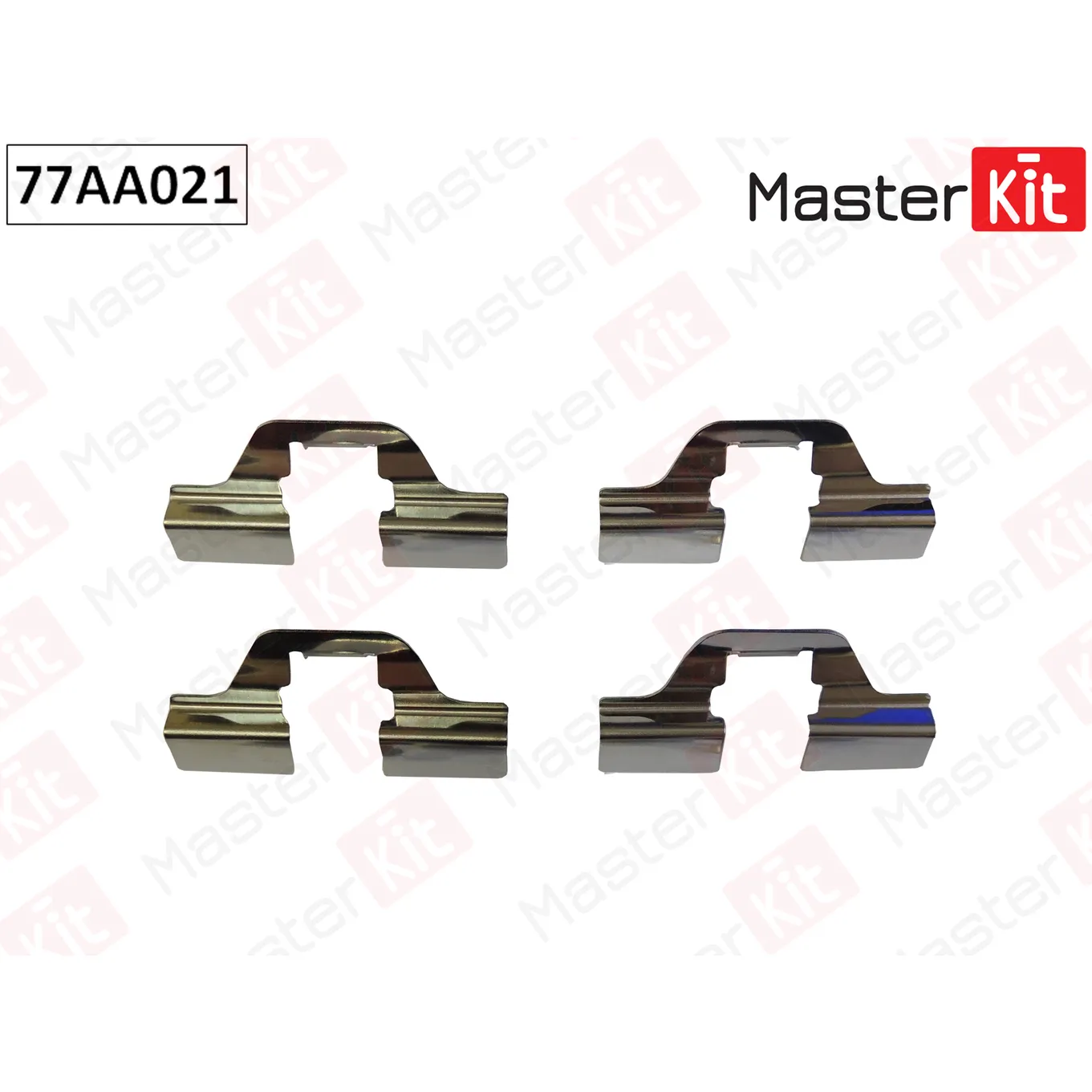 Комплект установочный тормозных колодок SKODA Fabia II (542) 06-14 MASTERKIT 77AA021