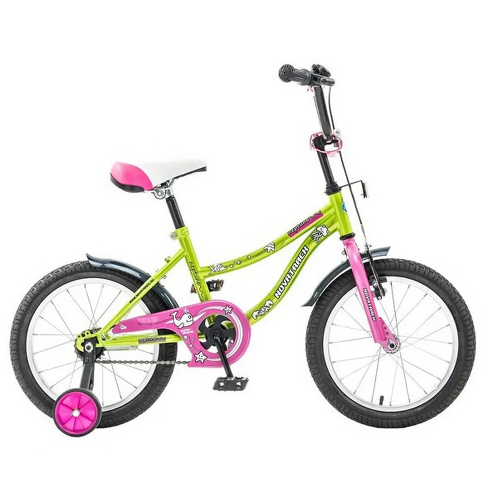 Уценка Велосипед 20 детский Novatrack Neptun (2018) количество скоростей 1 рама сталь салатовый/бордовый