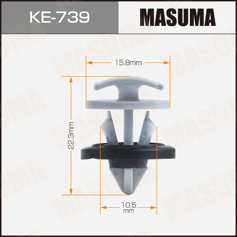Клипса автомобильная MASUMA KE-739
