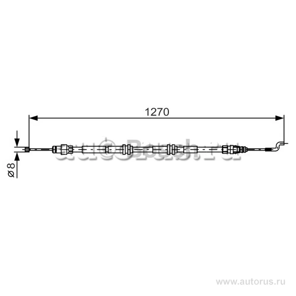 Трос BOSCH 1 987 482 014