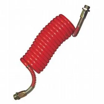 Шланг витой воздушный (перекидка) M16, L5500mm, полиуретан, красный 4527110110 ATD ATD719929