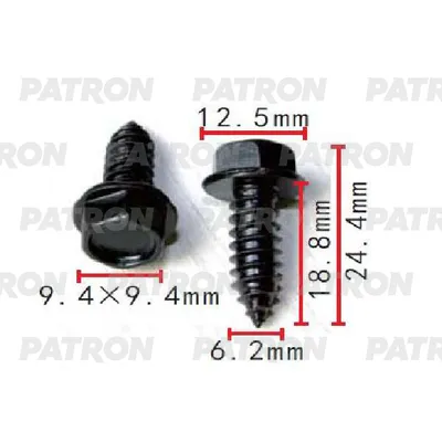 Саморез Ford применяемость: универсальный PATRON P371502