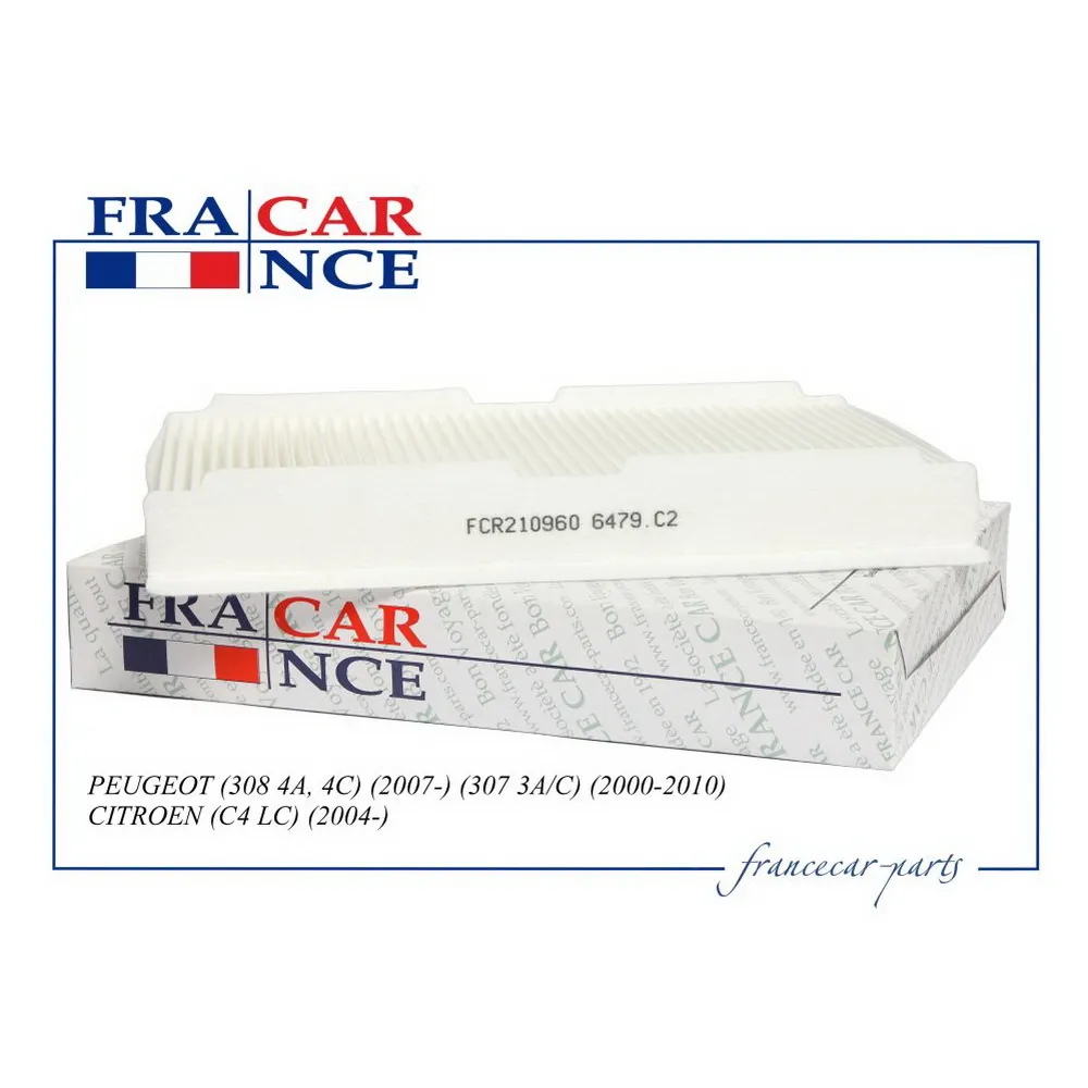 Фильтр салонный PEUGEOT 307/308 / CITROEN C4 FRANCECAR FCR210960
