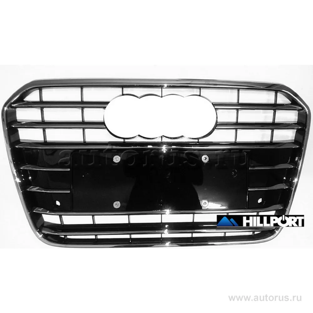 Решётка рад. в сборе + эмбл. хром HILLPORT AHP3108