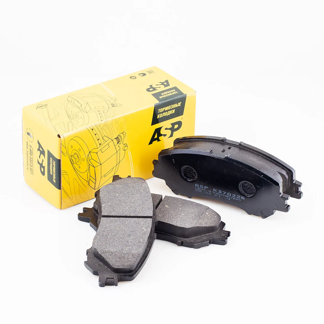 Колодки передние Nissan Qashqai 13- ASP ASP K370226