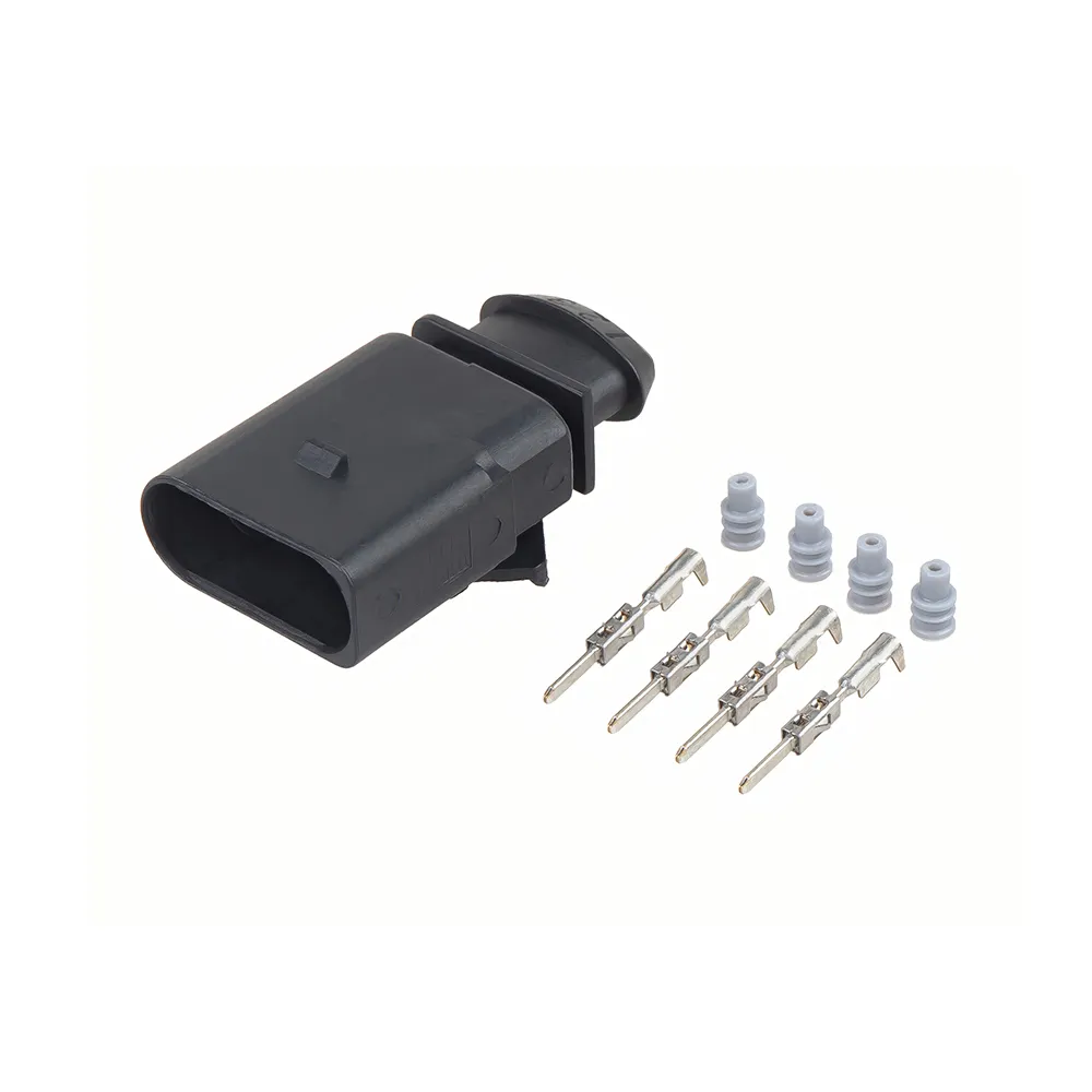 Разъем (4pin) 4 контакта блок фары, подкапотный для Audi, Seat, Skoda, Volkswagen. GANZ GRP222081