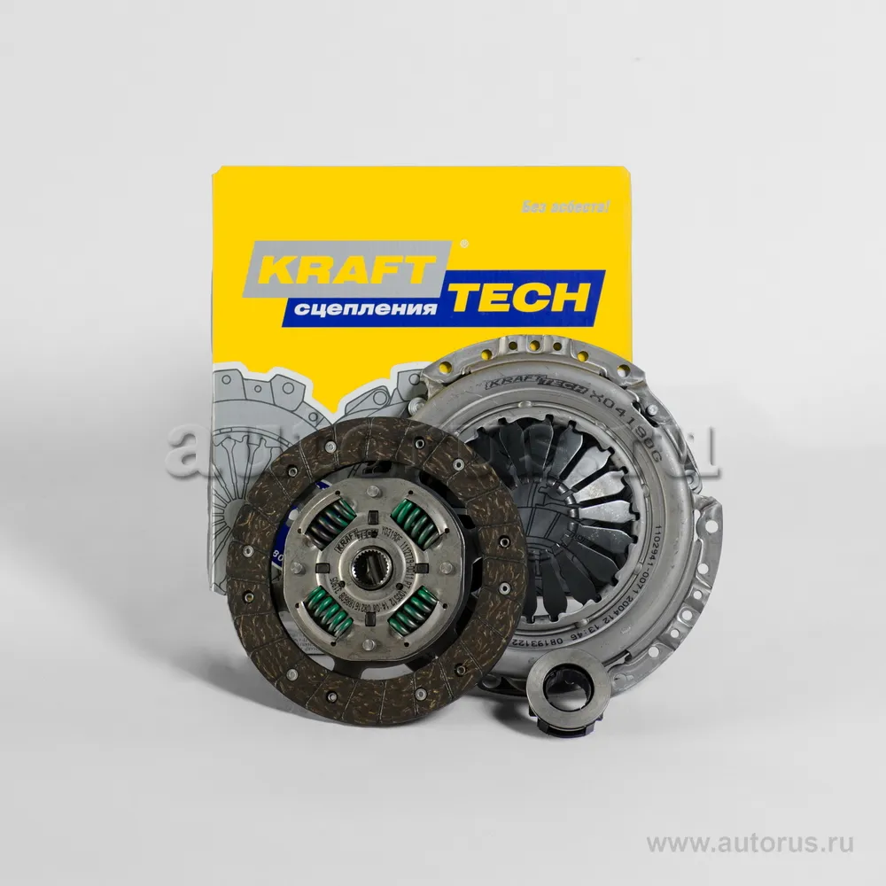 Сцепление в сборе SKODA Fabia/Roomster/VW Fox/Polo all 1.2L KRAFTTECH W08190A