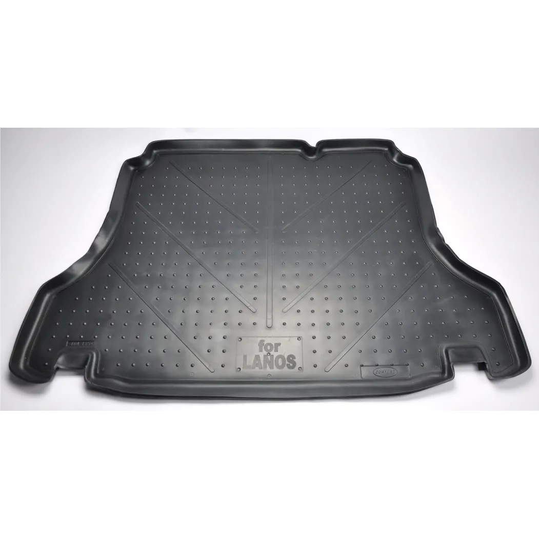 Коврик в багажник Chevrolet Lanos 2005-2009/ЗАЗ Chance 2005-2014 седан полиэтилен COMFORT 08.02.500.Pi