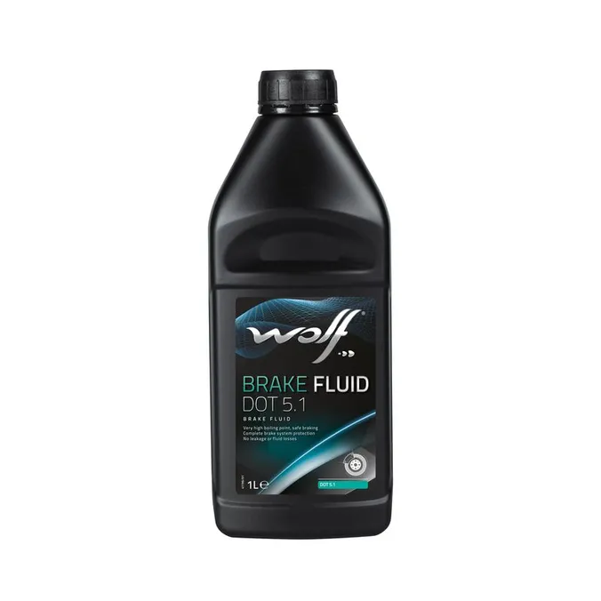 Жидкость тормозная WOLF BRAKE FLUID dot 5.1, 1л