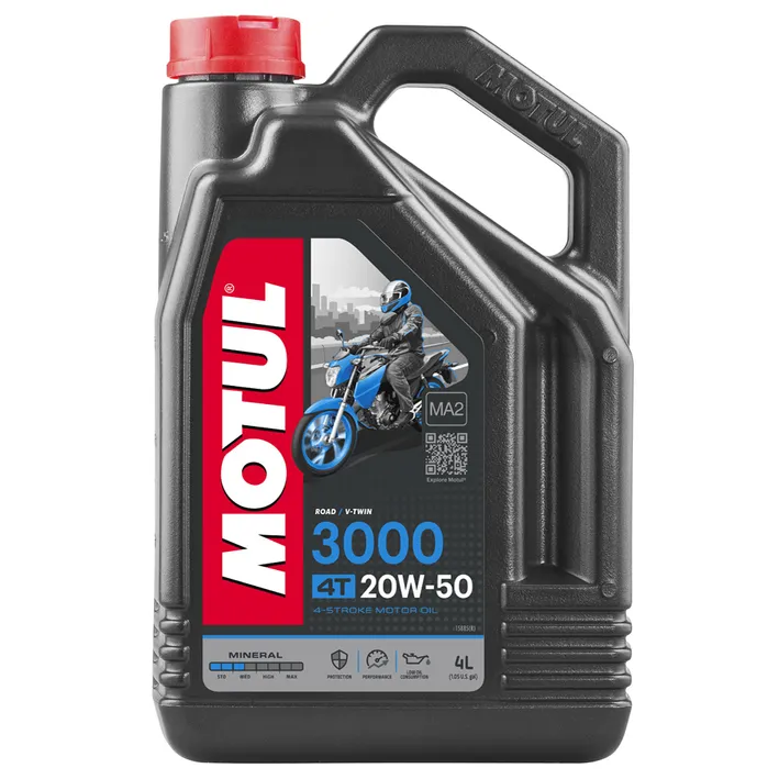 Масло моторное 4T Motul 3000 4T 20W50 4 л 107319