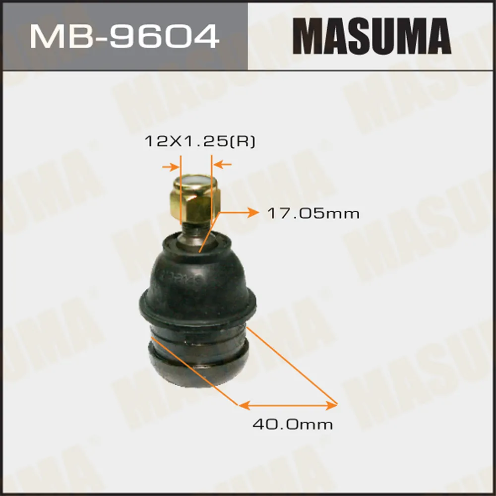 опора шаровая hyundai accent 99 MASUMA MB9604