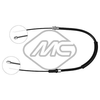 ТРОС РУЧНИКА 607 ALL SX-LH Metalcaucho 80064