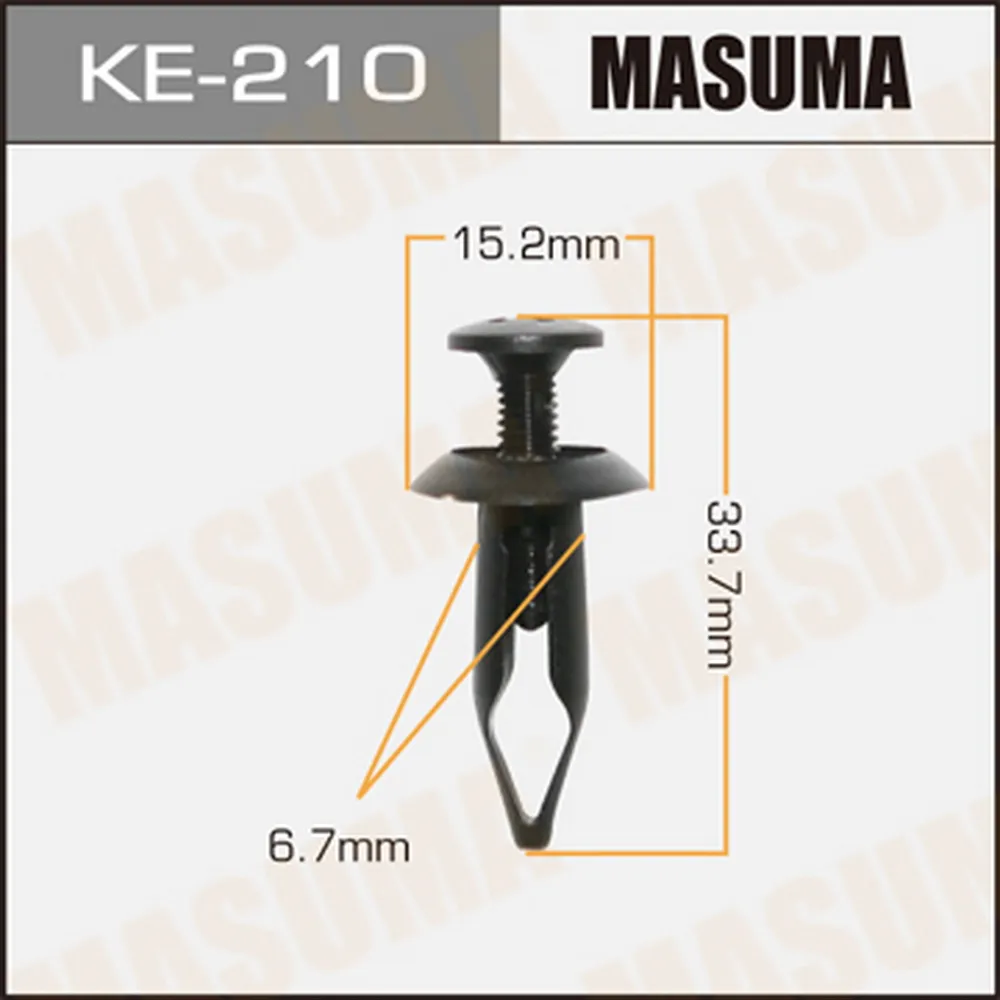 Клипса универс. 210-KE [уп.50] MASUMA KE-210