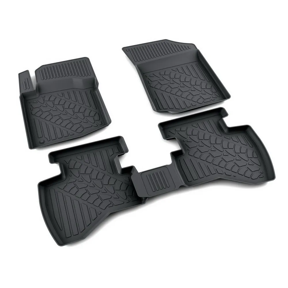 Коврики салона полиуретан черный Peugeot 107 2005- АГАТЭК A.003.24.PL