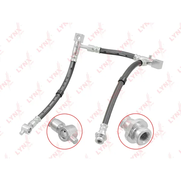 Шланг тормозной передний R NISSAN Primea(P12) 02-08 LYNXauto BL-4021