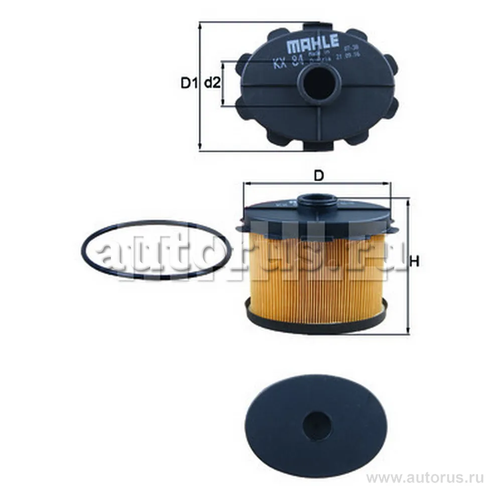 Фильтр топливный KNECHT/MAHLE KX84D