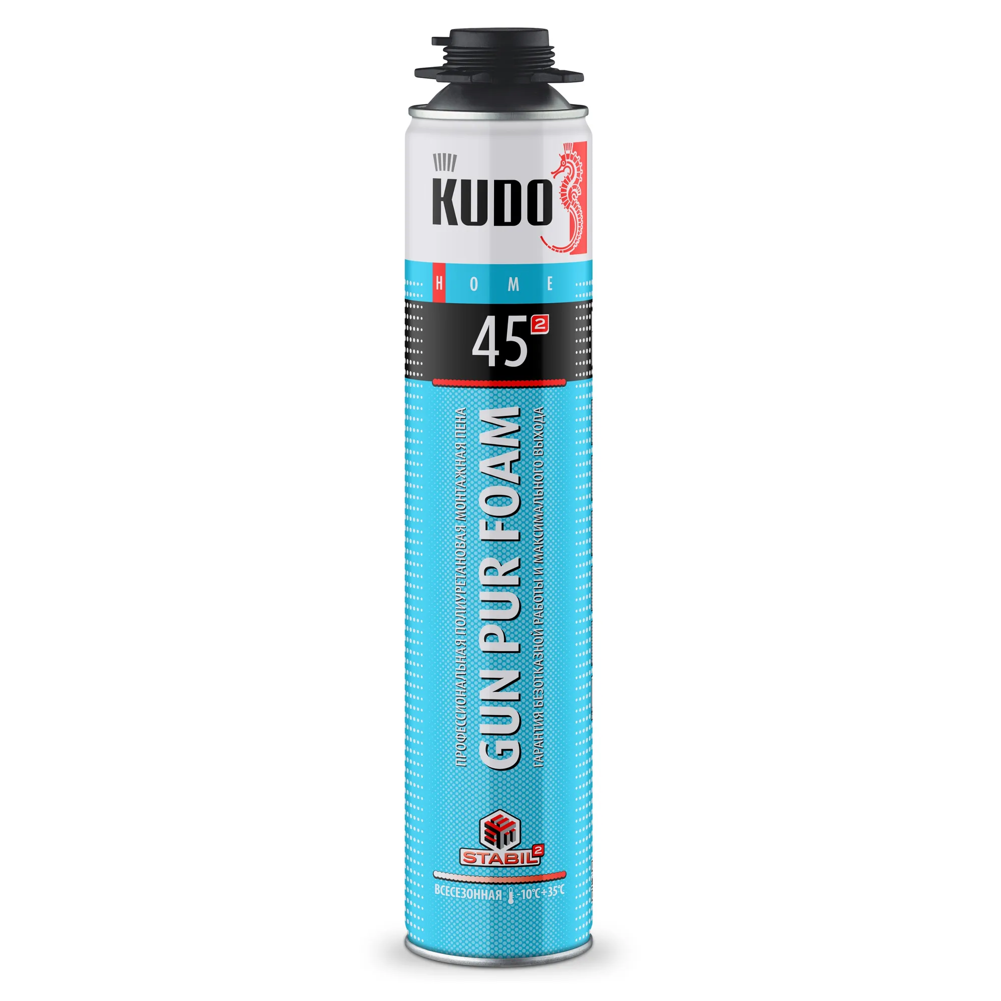 Пена монтажная профессиональная всесезонная HOME 45 1000 мл KUDO KUPHP10U45